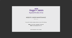 Desktop Screenshot of angelcarers.com